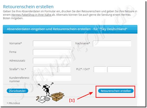 sky rücksendungen ausdrucken.